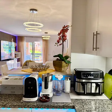 Golf With Private Garden Direct Pool Access Apartment Casares